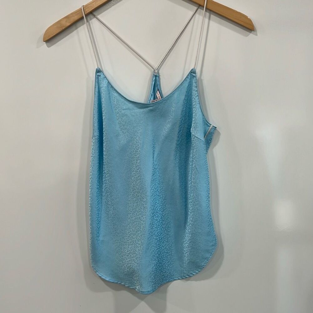 Victoria’s Secret light blue silky sleep tank xs